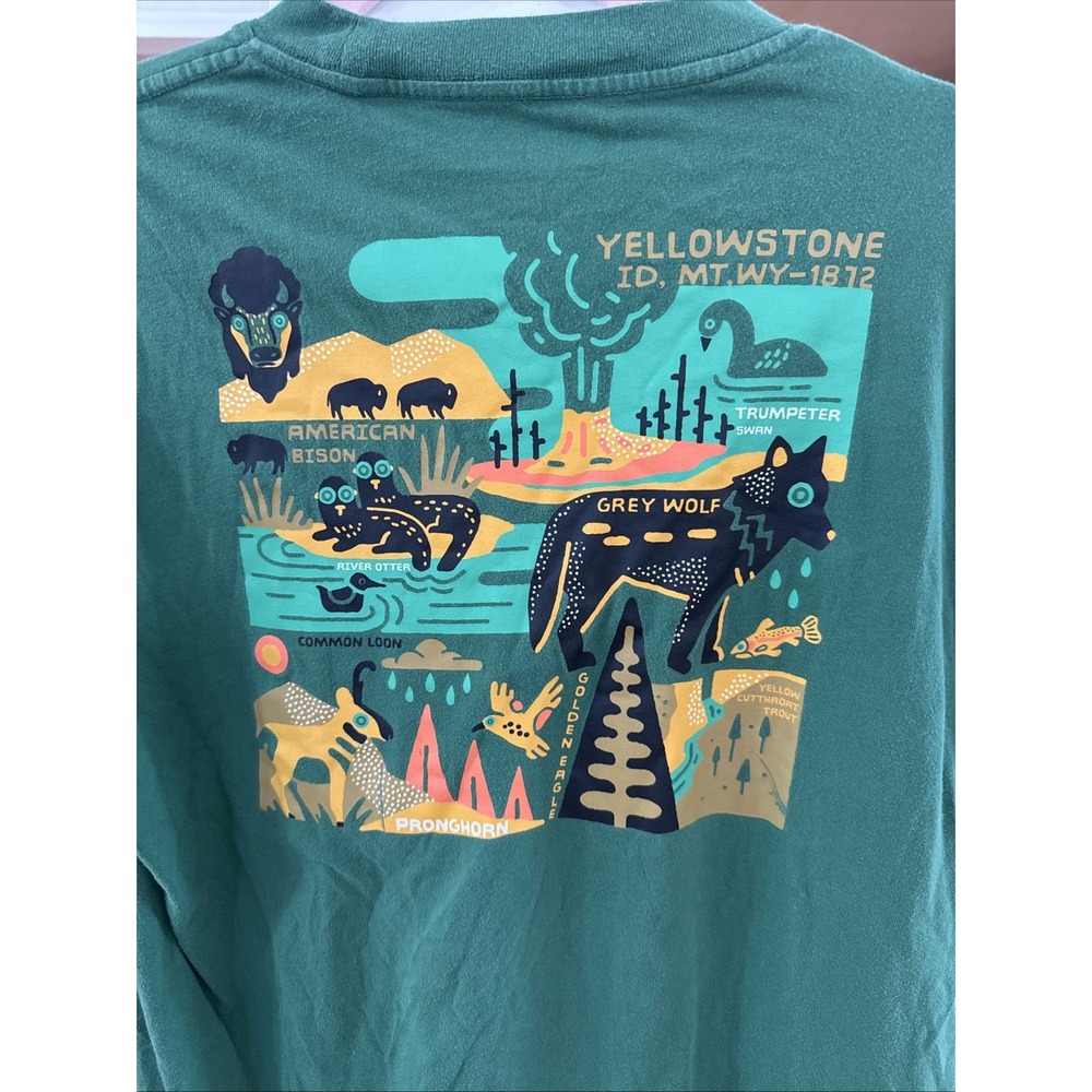 Parks Project x Yellowstone National Park 1872 T-Shirt Men's Size Large